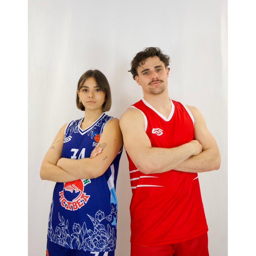 Tenue de basket sublimée réversible