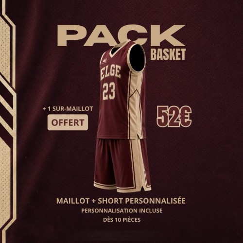 Pack maillot/short + Surmaillot offert