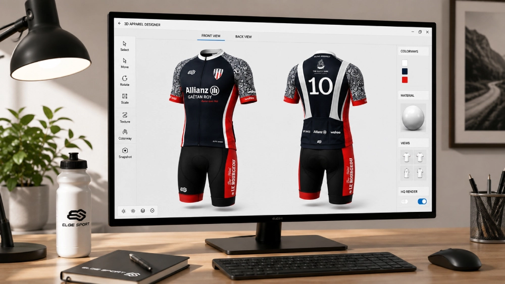 Regarde ta tenue de cyclisme prendre vie en temps réel.